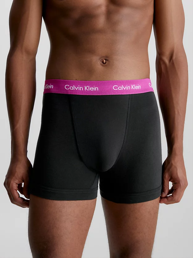 Calvin Klein 3 Pack Trunks - Cotton Stretch 4 Calvin Klein 3 Pack Trunks - Cotton Stretch - Image 2