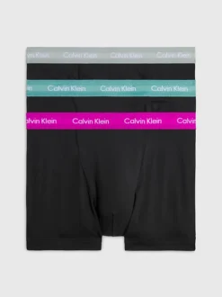 Calvin Klein 3 Pack Trunks - Cotton Stretch