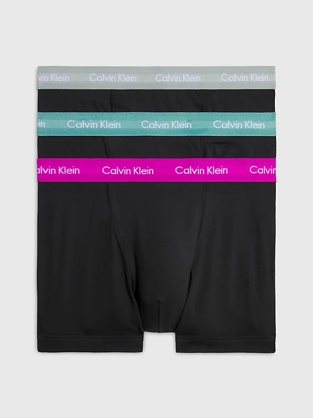 Calvin Klein 3 Pack Trunks - Cotton Stretch 3 Calvin Klein 3 Pack Trunks - Cotton Stretch