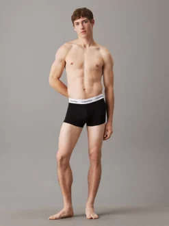 Calvin Klein 3 Pack Low Rise Trunks - Cotton Stretch -Everywear Shop 0000U2664G 001 alternate4