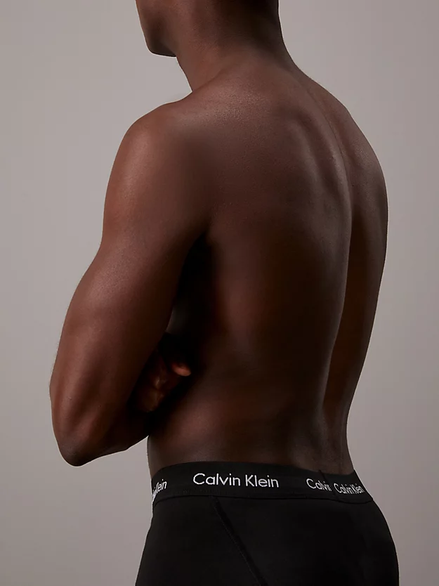 Calvin Klein 3 Pack Trunks - Cotton Stretch Wicking 6 Calvin Klein 3 Pack Trunks - Cotton Stretch Wicking - Image 4