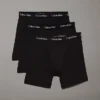 Calvin Klein 3 Pack Boxer Briefs - Cotton Stretch Wicking