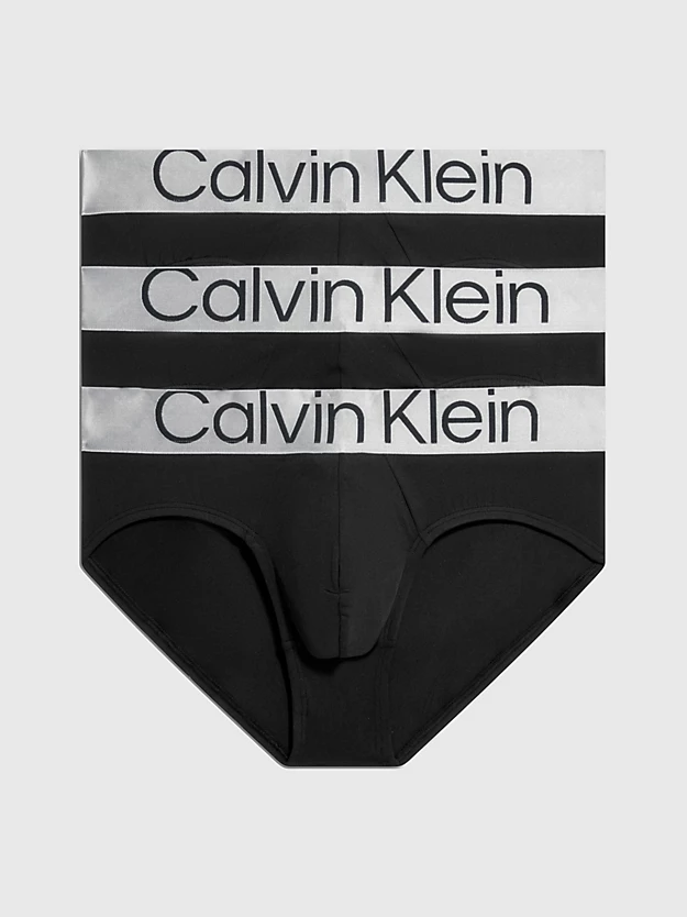 Calvin Klein 3 Pack Briefs - Steel Micro 3 Calvin Klein 3 Pack Briefs - Steel Micro