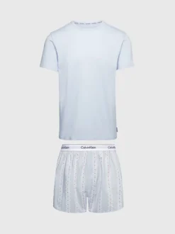 Calvin Klein Shorts Pyjama Set -Everywear Shop 000NB3324E HWK alternate6