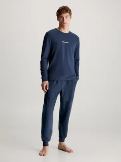 Calvin Klein Lounge Long-Sleeve T-shirt - Modern Structure -Everywear Shop 000NM2171E CCU alternate4