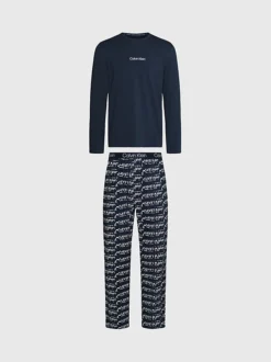 Calvin Klein Pants Pyjama Set - Modern Structure -Everywear Shop 000NM2184E GVB alternate5