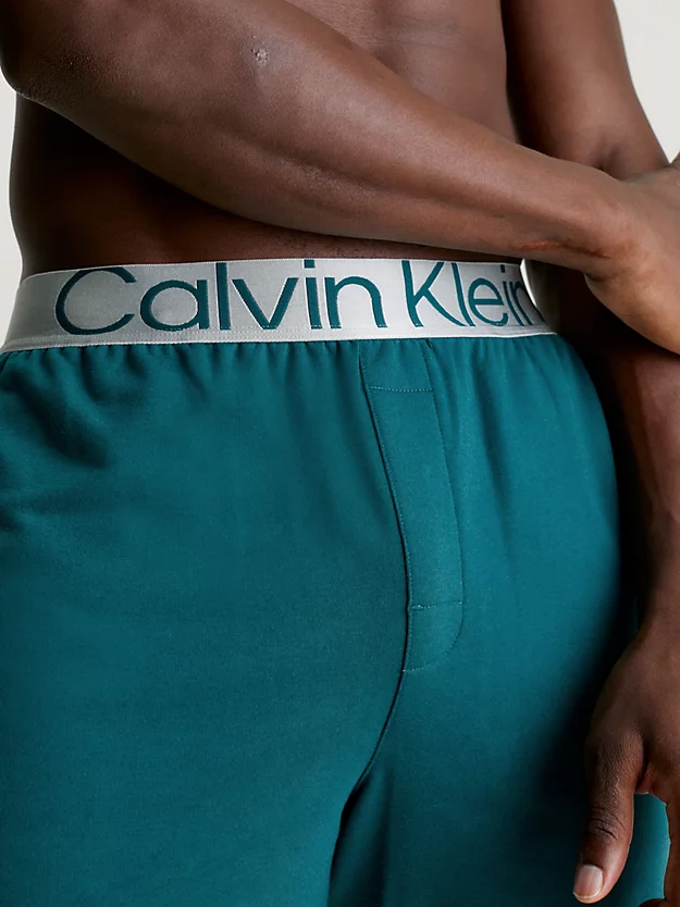 Calvin Klein Lounge Shorts - Steel Cotton 6 Calvin Klein Lounge Shorts - Steel Cotton - Image 4