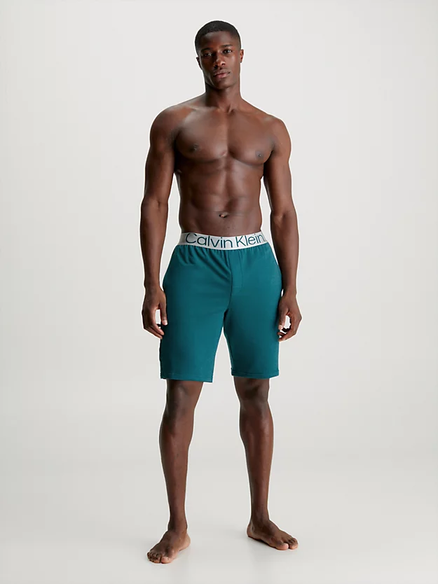 Calvin Klein Lounge Shorts - Steel Cotton 7 Calvin Klein Lounge Shorts - Steel Cotton - Image 5