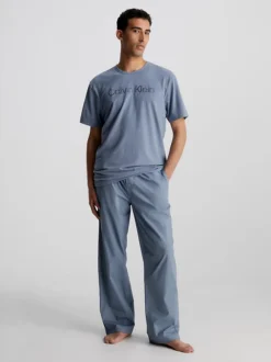 Calvin Klein Pyjama Pants - Pure Cotton 10 Calvin Klein Pyjama Pants - Pure Cotton -Everywear Shop 000NM2358E PB4 alternate3