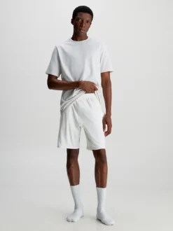 Calvin Klein Pyjama Shorts - Cotton Stretch 12 Calvin Klein Pyjama Shorts - Cotton Stretch -Everywear Shop 000NM2425E DE0 alternate4