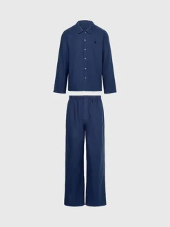 Calvin Klein Flannel Pants Pyjama Set -Everywear Shop 000NM2463E VN7 alternate4