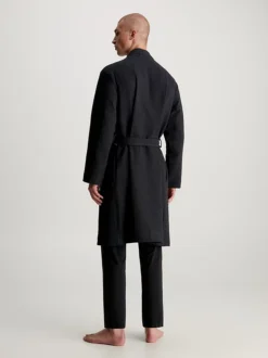 Calvin Klein Waffle Cotton Bathrobe -Everywear Shop 000NM2497E UB1 alternate2