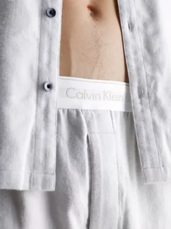 Calvin Klein Cotton Flannel Pyjama Pants 9 Calvin Klein Cotton Flannel Pyjama Pants -Everywear Shop 000NM2577E 6XU alternate2