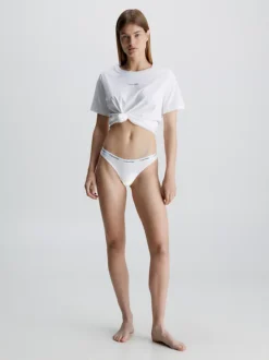 Calvin Klein 3 Pack Thongs - Carousel -Everywear Shop 000QD3587E HVN alternate5