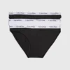 Calvin Klein 3 Pack Bikini Briefs - Carousel -Everywear Shop 000QD3588E WZB main