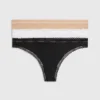 Calvin Klein 3 Pack Thongs - Bottoms Up -Everywear Shop 000QD3802E FIY main