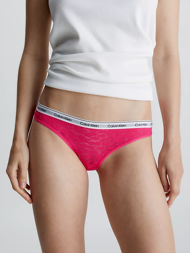 Calvin Klein 3 Pack Lace Bikini Briefs 4 Calvin Klein 3 Pack Lace Bikini Briefs - Image 2