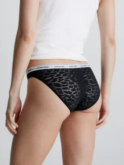 Calvin Klein 3 Pack Lace Bikini Briefs 9 Calvin Klein 3 Pack Lace Bikini Briefs -Everywear Shop 000QD5069E GP6 alternate2