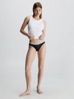 Calvin Klein 3 Pack Lace Bikini Briefs 11 Calvin Klein 3 Pack Lace Bikini Briefs -Everywear Shop 000QD5069E GP6 alternate4