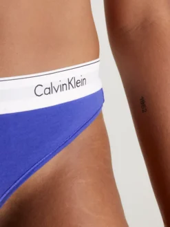 Calvin Klein Plus Size Thong - Modern Cotton 10 Calvin Klein Plus Size Thong - Modern Cotton -Everywear Shop 000QF5117E FPT alternate3