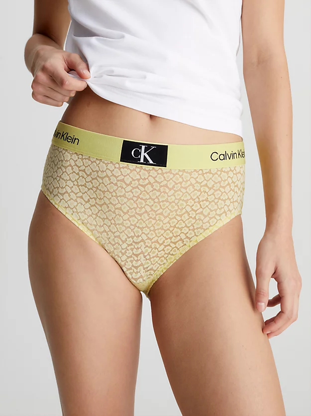 Calvin Klein Lace High Waisted Bikini Briefs - CK96 4 Calvin Klein Lace High Waisted Bikini Briefs - CK96 - Image 2