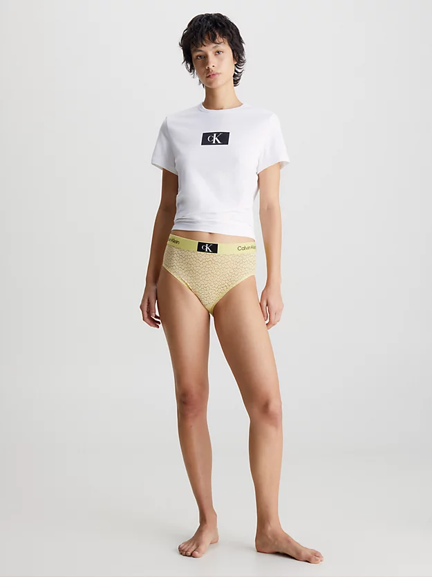 Calvin Klein Lace High Waisted Bikini Briefs - CK96 10 Calvin Klein Lace High Waisted Bikini Briefs - CK96 - Image 8