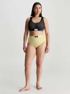 Calvin Klein Lace High Waisted Bikini Briefs - CK96 19 Calvin Klein Lace High Waisted Bikini Briefs - CK96 -Everywear Shop 000QF7177E 9LD alternate8