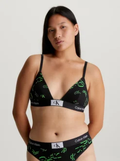 Calvin Klein Triangle Bra - CK96 -Everywear Shop 000QF7217E GNG alternate2