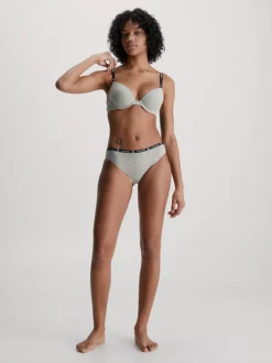 Calvin Klein Plunge Push-Up Bra - CK96 -Everywear Shop 000QF7220E P7A alternate4