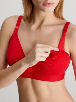 Calvin Klein Lace Full Cup Maternity Bra 10 Calvin Klein Lace Full Cup Maternity Bra -Everywear Shop 000QF7343E XAT alternate3