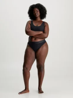 Calvin Klein Plus Size Lace Thong - Intrinsic 11 Calvin Klein Plus Size Lace Thong - Intrinsic -Everywear Shop 000QF7346E UB1 alternate4