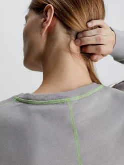 Calvin Klein Lounge Sweatshirt - Future Shift 11 Calvin Klein Lounge Sweatshirt - Future Shift -Everywear Shop 000QS7012E PET alternate3