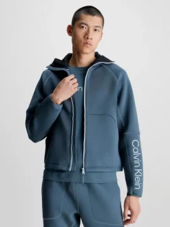 Calvin Klein Zip Up Logo Hoodie