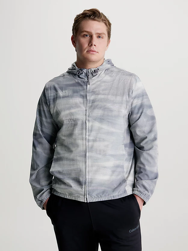 Calvin Klein Printed Hooded Windbreaker 3 Calvin Klein Printed Hooded Windbreaker - Image 2