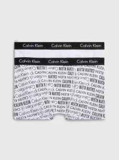 Calvin Klein 2 Pack Boys Trunks - Logomania