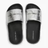 Calvin Klein Faux Leather Kids Sliders -Everywear Shop EFCK080318 904 main