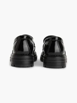 Calvin Klein Faux Patent Leather Kids Loafers -Everywear Shop EFCK080412 999 alternate2