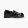 Calvin Klein Faux Patent Leather Kids Loafers -Everywear Shop EFCK080412 999 main