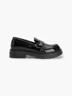Calvin Klein Faux Patent Leather Kids Loafers
