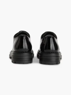 Calvin Klein Faux Patent Leather Kids Lace-Up Shoes -Everywear Shop EFCK080413 999 alternate2