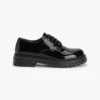 Calvin Klein Faux Patent Leather Kids Lace-Up Shoes -Everywear Shop EFCK080413 999 main