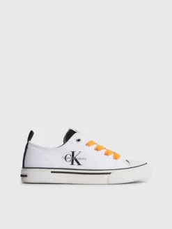Calvin Klein Kids Recycled Canvas Trainers