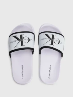 Calvin Klein Kids Logo Sliders -Everywear Shop EFCK080630 002 alternate2