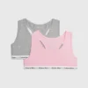 Calvin Klein 2 Pack Girls Bralettes - Modern Cotton -Everywear Shop G80G897000 901 main