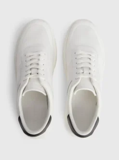 Calvin Klein Leather And Knit Trainers -Everywear Shop HM0HM00922 0K9 alternate2