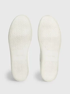 Calvin Klein Leather And Knit Trainers -Everywear Shop HM0HM00922 0K9 alternate4