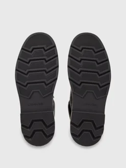 Calvin Klein Leather Logo Boots 12 Calvin Klein Leather Logo Boots -Everywear Shop HM0HM01211 BEH alternate4