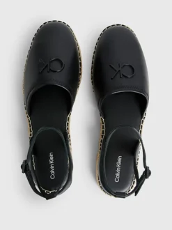 Calvin Klein Leather Hybrid Espadrilles -Everywear Shop HW0HW01459 BEH alternate2