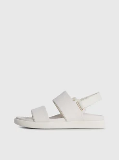 Calvin Klein Recycled Logo Jacquard Sandals -Everywear Shop HW0HW01491 02R alternate5