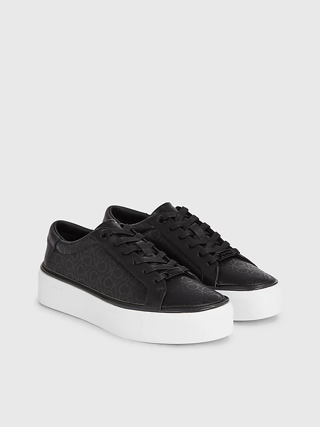 Calvin Klein Platform Logo Trainers 4 Calvin Klein Platform Logo Trainers - Image 2